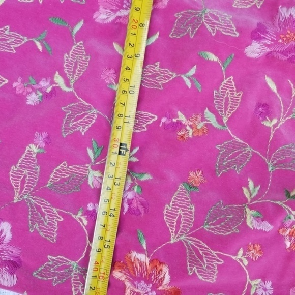 Cynthia Steefe Pink Velvet skirt 4 - Picture 5 of 12
